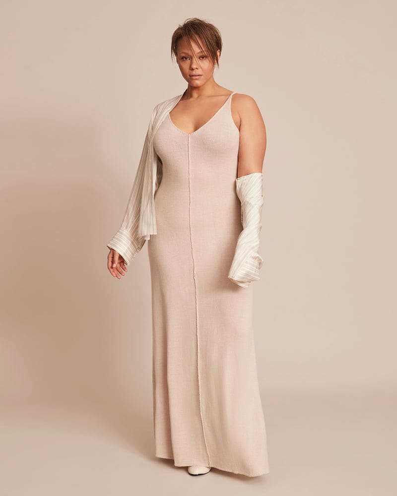Plus Size Della Dress Natural